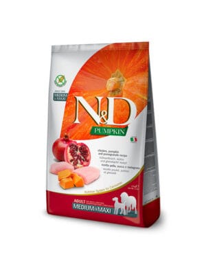 n&d hrana za pse piscanec in buca medium maxi