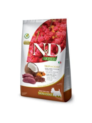 N&D Quinoa Divjačina Skin & Coat za pse