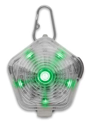 vodotesna lučka za pse ruffwear beacon zelena