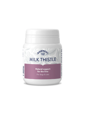Dorwest Milk Thistle tablete za pse in mačke Pegasti badelj za pse Dorwest