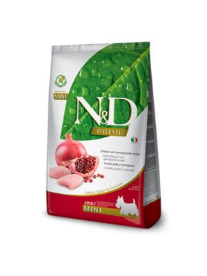 n&d hrana za pse piščanec in granatno jabolko mini