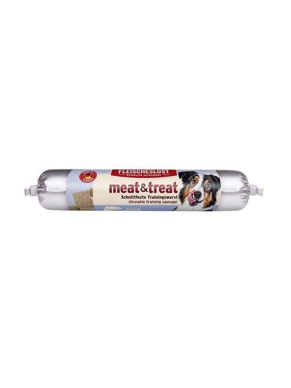 meat treat losos klobasa za psa