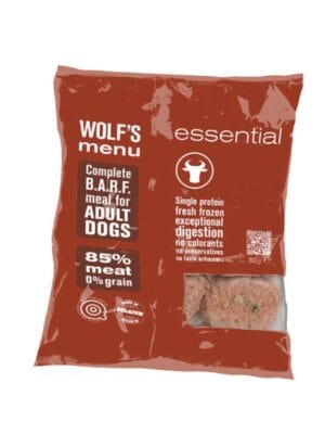 wolfs menu barf govedina