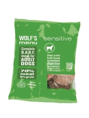 wolf menu jagnjetina barf
