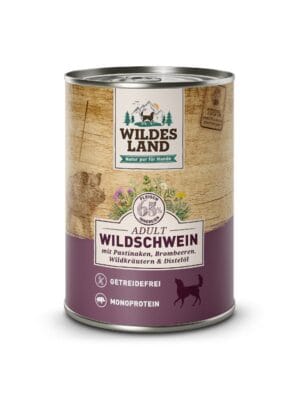 wildes land mokra hrana za pse divja svinja