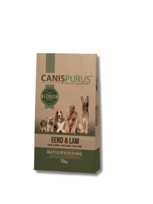Canis Purus raca in jagnjetina peleti
