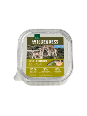 Real Nature Wilderness Junior Piščanec in losos 100 g