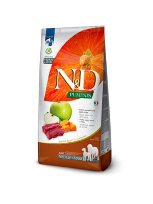 N&D hrana za pse divjačina in buča medium maxi