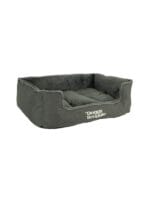 doggy snuggle postelja črna