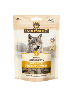 wolfsblut freeze dried priboljški wild duck liofilizirani priboljški za pse