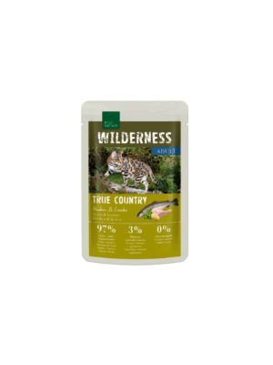 mokra hrana za mačke konzerva za mačke piščanec in losos wilderness