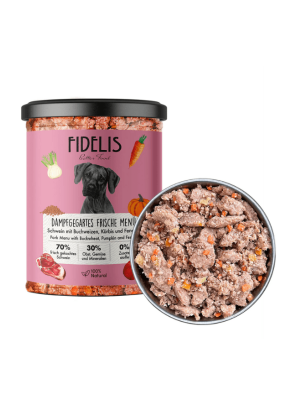 Fidelis kuhan obrok Svinjina z ajdo 400 g