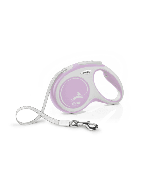 flexi_comfort_viola flexi za psa 5m povodec comfort lila