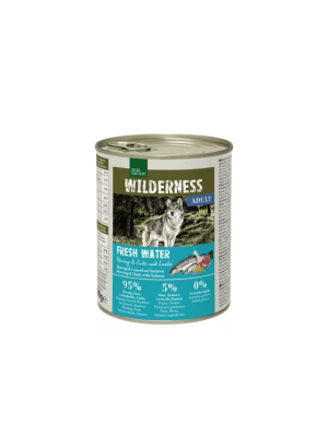 mokra hrana za pse wilderness fresh water losos raca sled