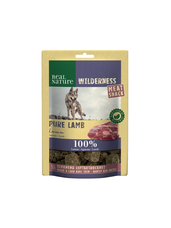 REAL NATURE WILDERNESS Pure Lamb priboljški za pse z jagnjetino 150 g