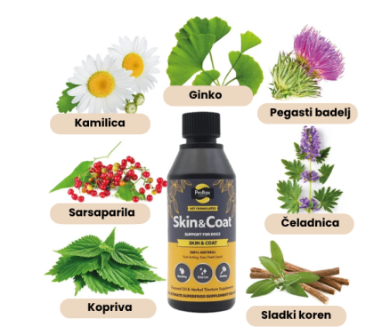 Proflax Skin & Coat – laneno olje za podporo koži in dlaki psa