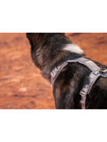 Trekking line harness CLIP'N rjava oprsnica z zaponko pri vratu